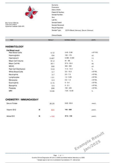 Vitamin B12 Advanced Profile