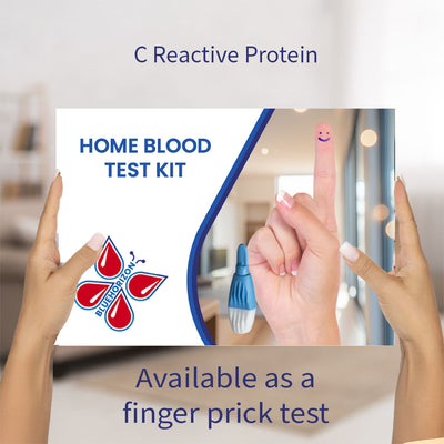 C Reactive Protein (High Sensitivity) blood test kit for fingerprick collection