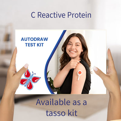 C Reactive Protein (High Sensitivity) blood test kit for Tasso collection