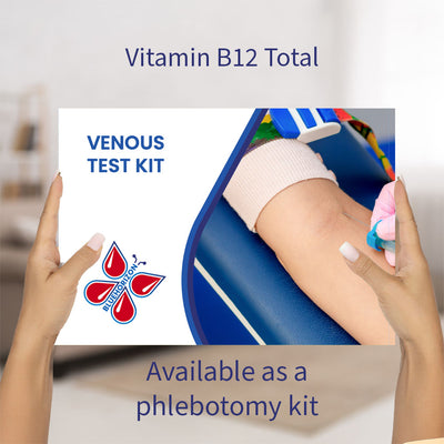 Vitamin B12 Total blood test kit for phlebotomy collection